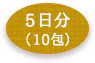 5日分（10包）