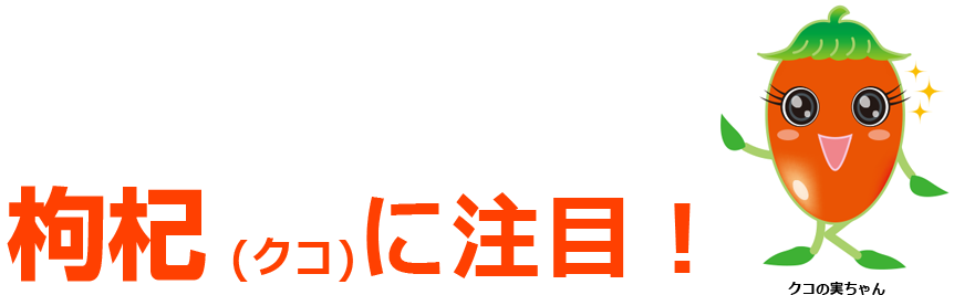 枸杞（クコ）に注目！